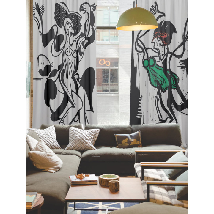 "Dance" curtains set
