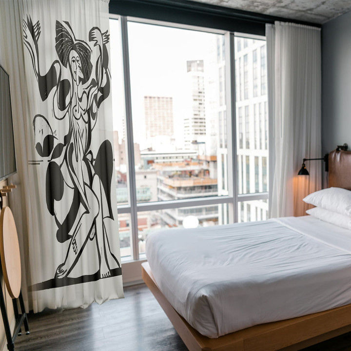 "Dance" curtains set