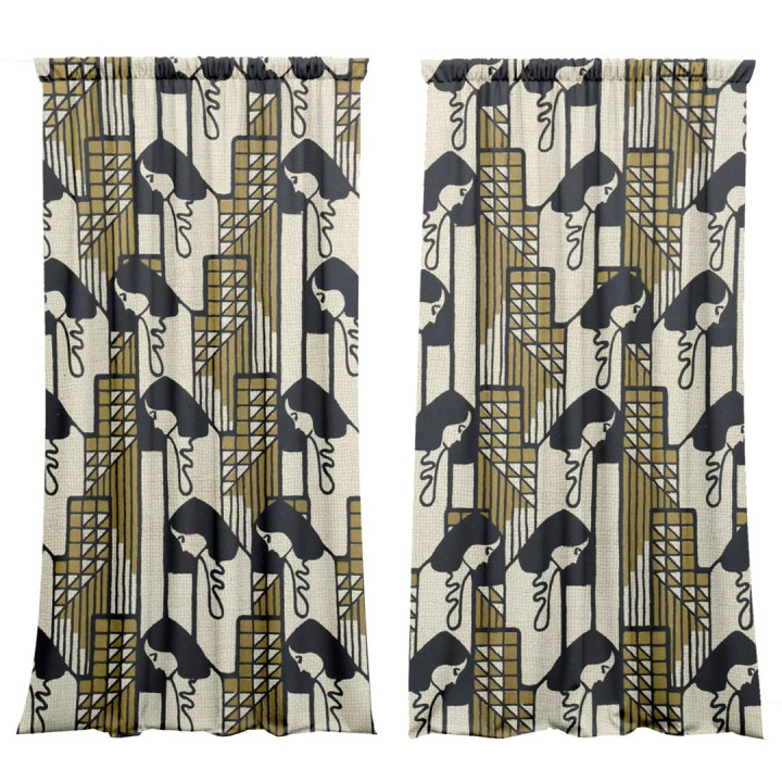 "December" curtains set