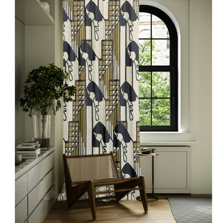 "December" curtains set