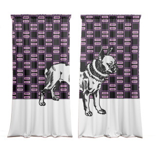 "Mops" curtains set