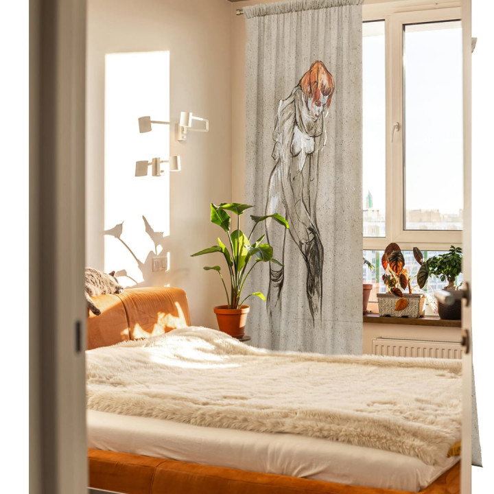 "Garderobe" curtains set