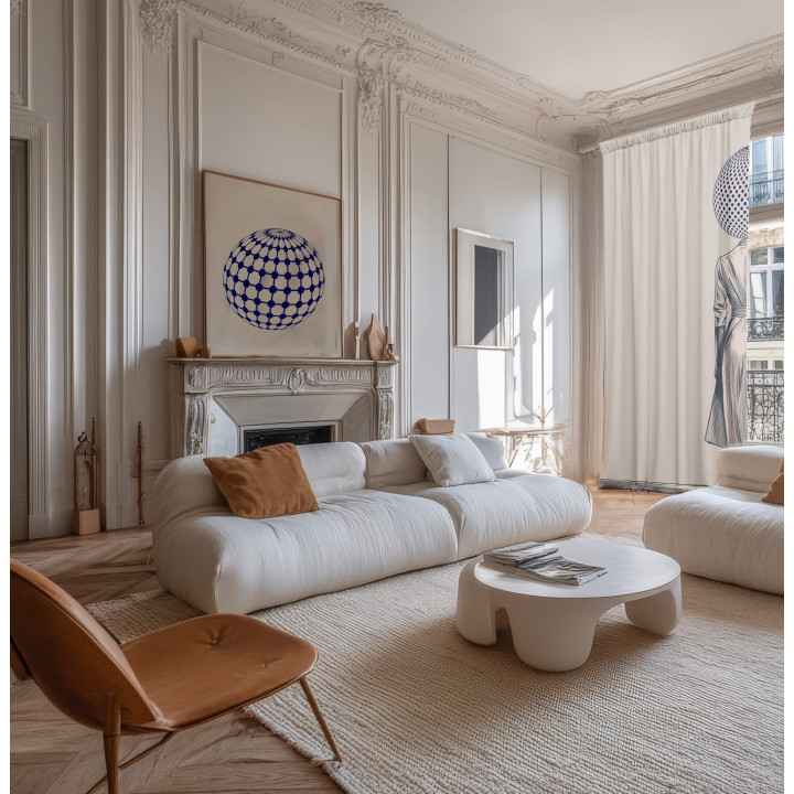 "Globes" curtains set