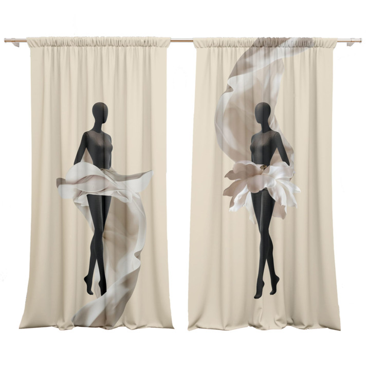 "Ceremony" curtains set