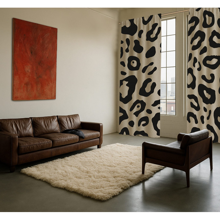 "Panther" curtains set