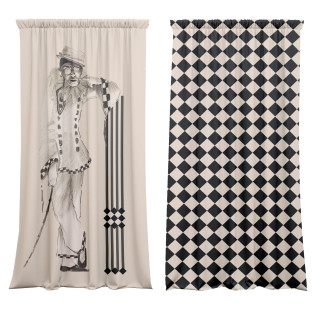 "Pierrot" curtains set
