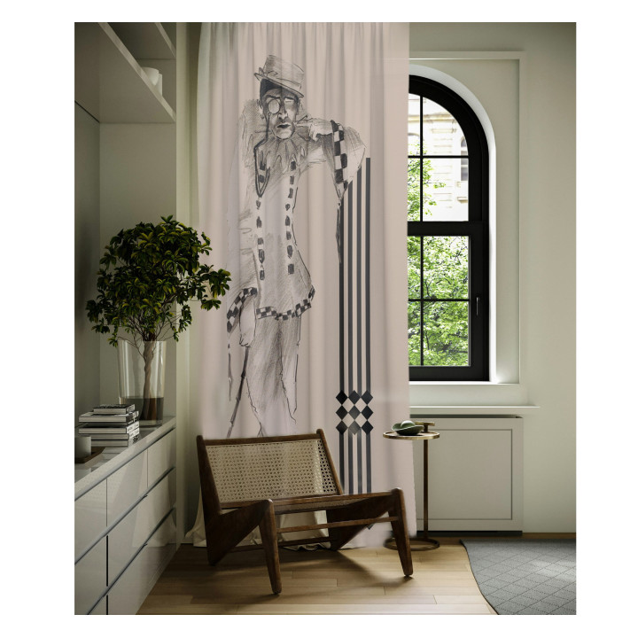 "Pierrot" curtains set