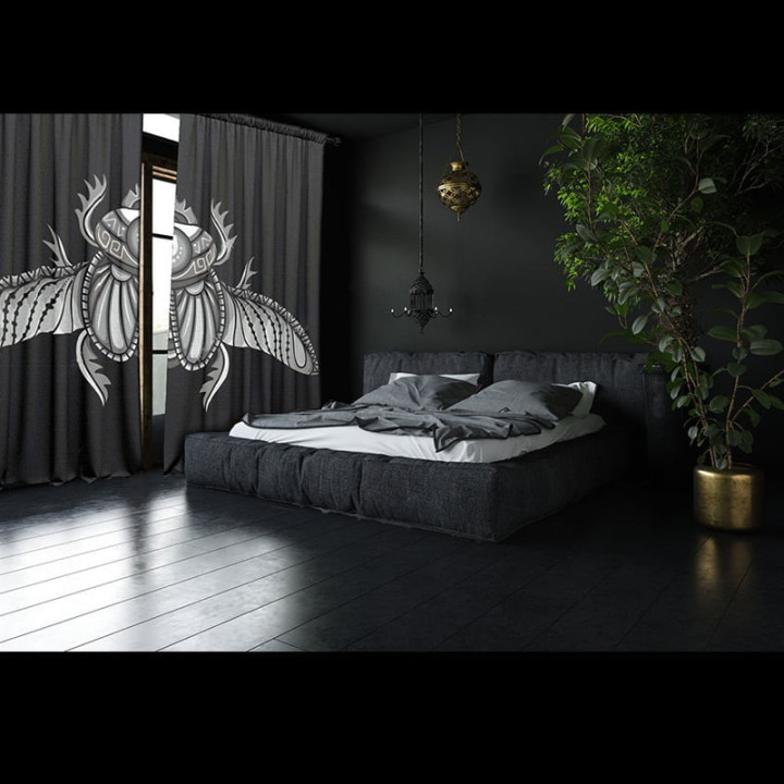"Scarab" curtains set