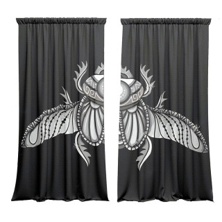 "Scarab" curtains set