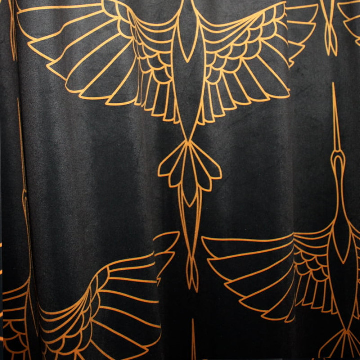 "Cranes" curtains set