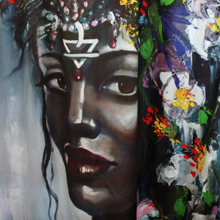 "Africa" curtains set