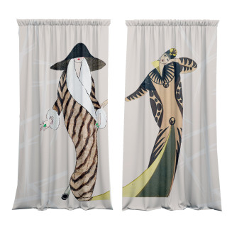 "Single Ladies" curtains set