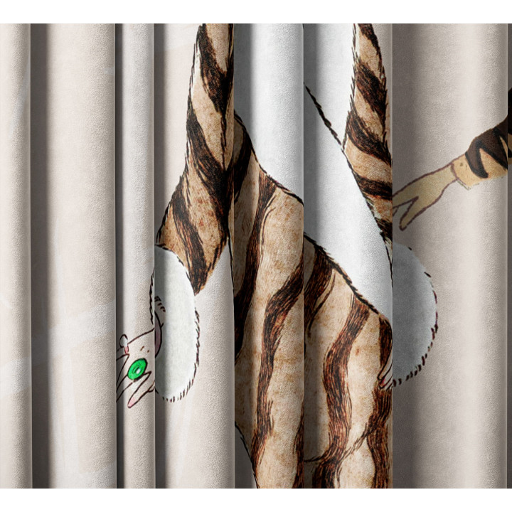 "Single Ladies" curtains set