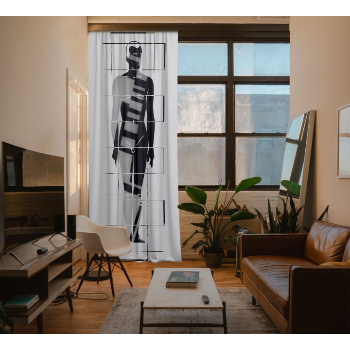 "Shape" curtains set