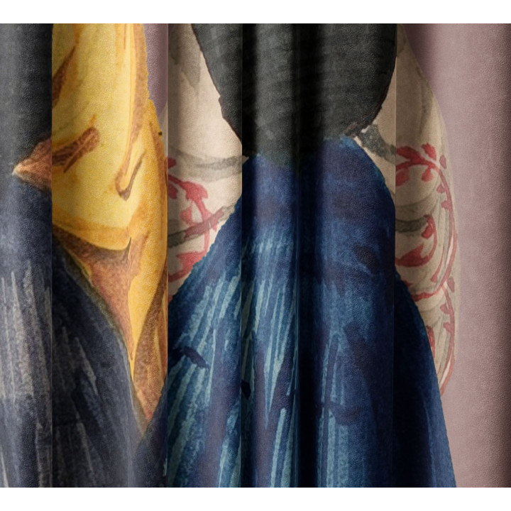 "Peruvian women" curtains set