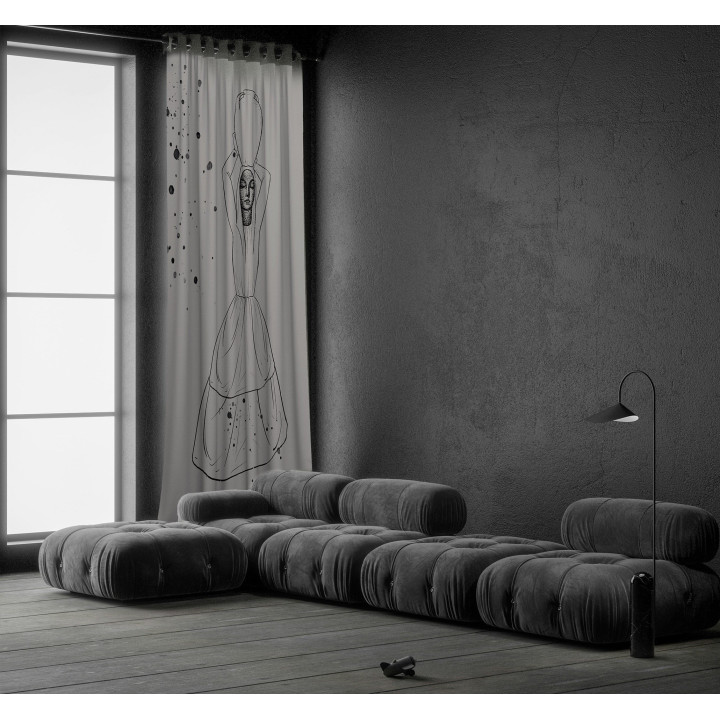 "Ceramic" curtains set