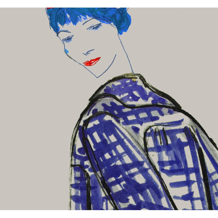 "Fashionista" curtains set