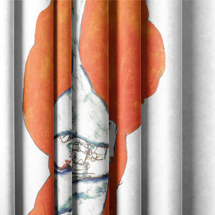 "Couple" curtains set