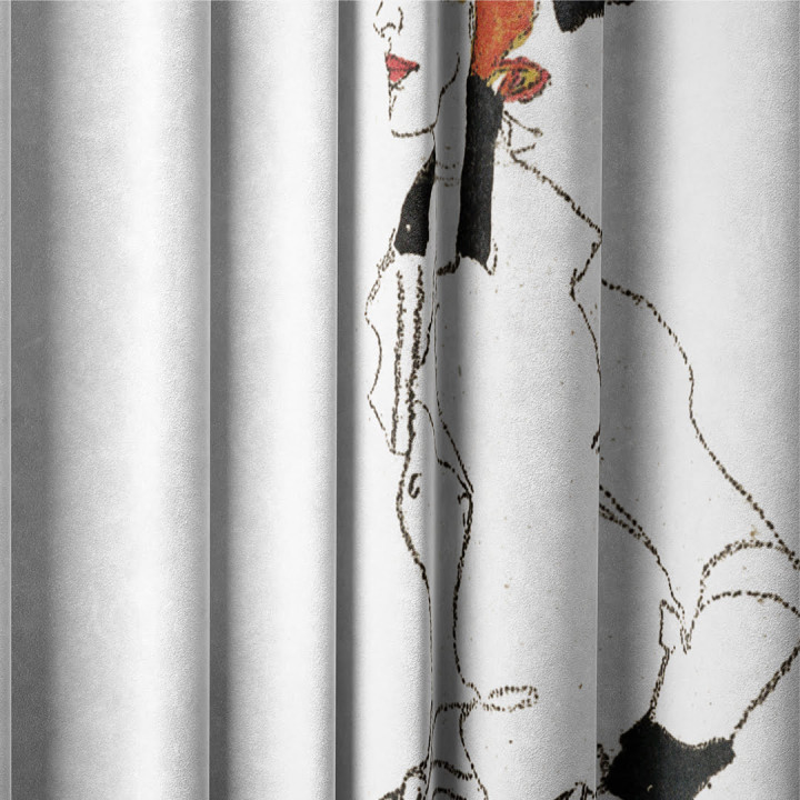 "Couple" curtains set