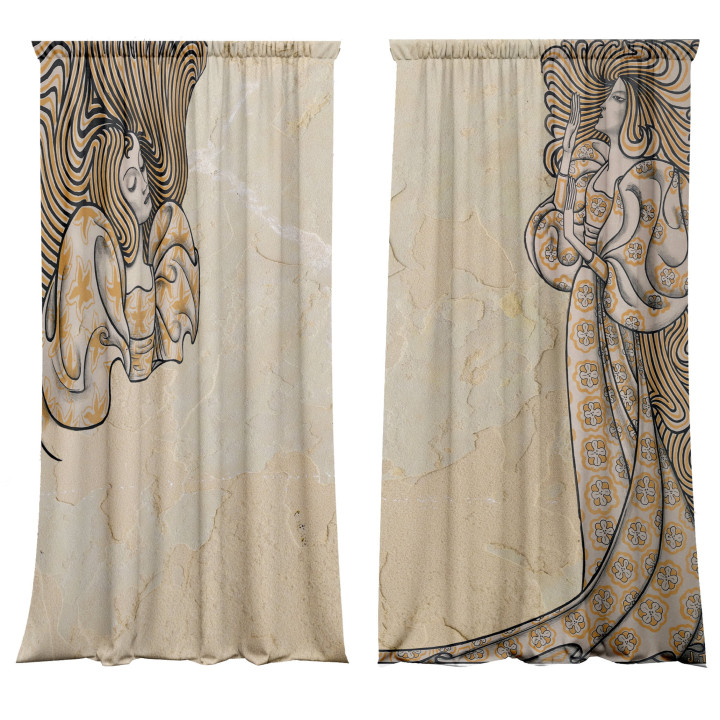 "Sisters" curtains set