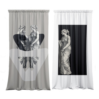 "Selflove" curtains set