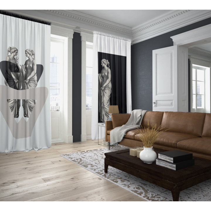 "Selflove" curtains set