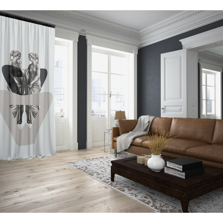 "Selflove" curtains set