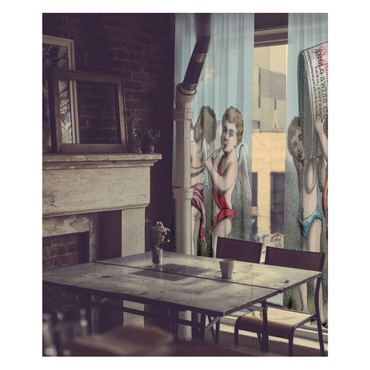 "Angels" curtains set