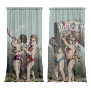 "Angels" curtains set