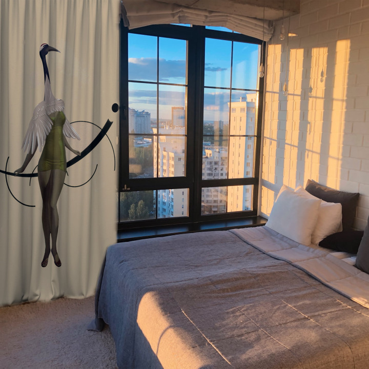 "Lady Bird" curtains set