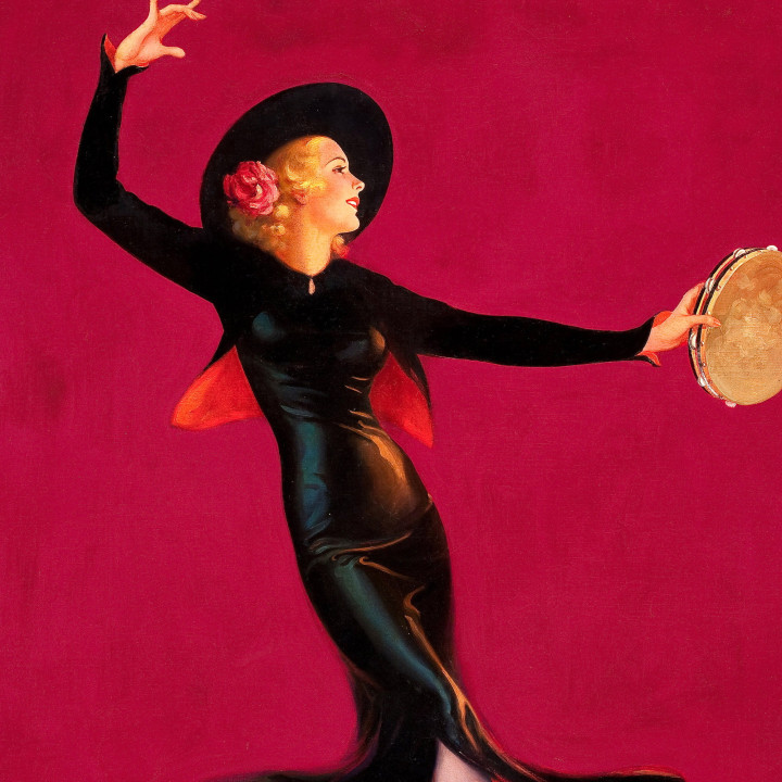 "Dancer" curtains set