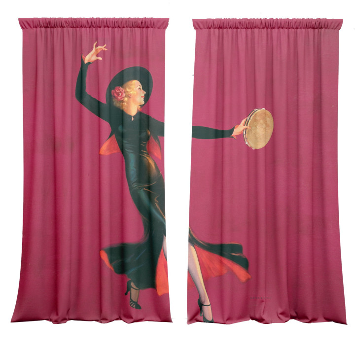 "Dancer" curtains set