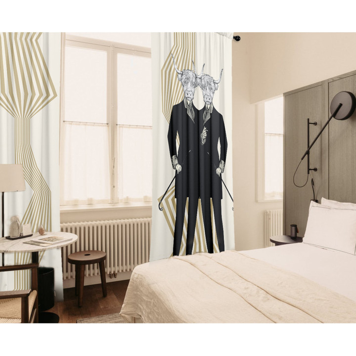 "Hefners" curtains set