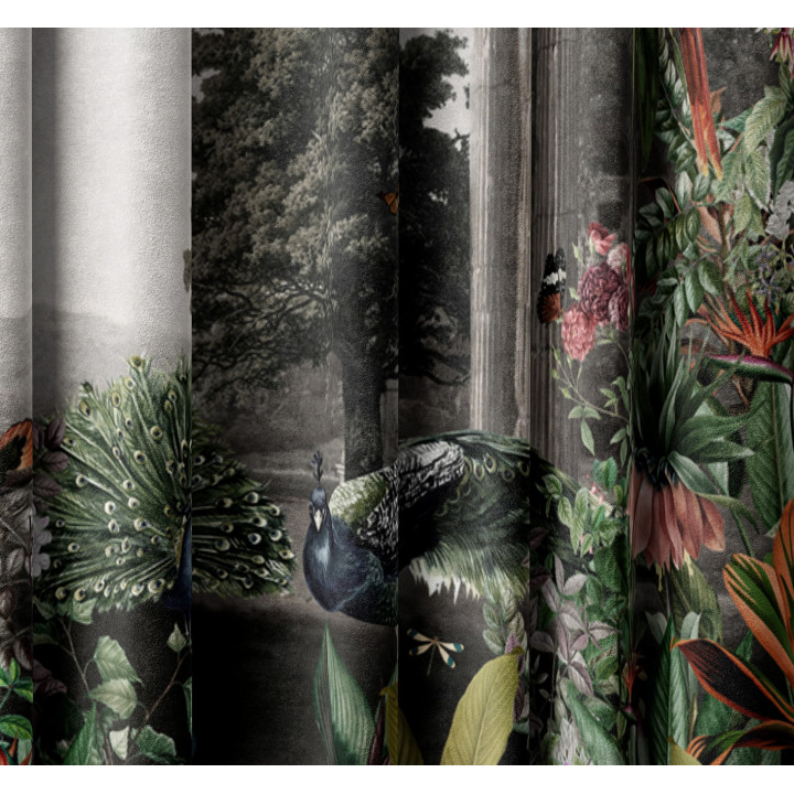 "Artic Garden" curtain set