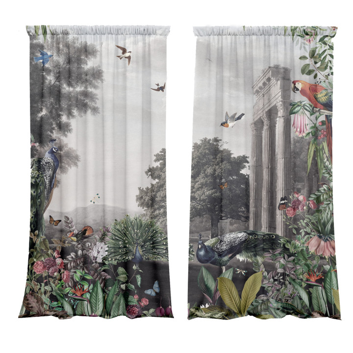 "Artic Garden" curtains set