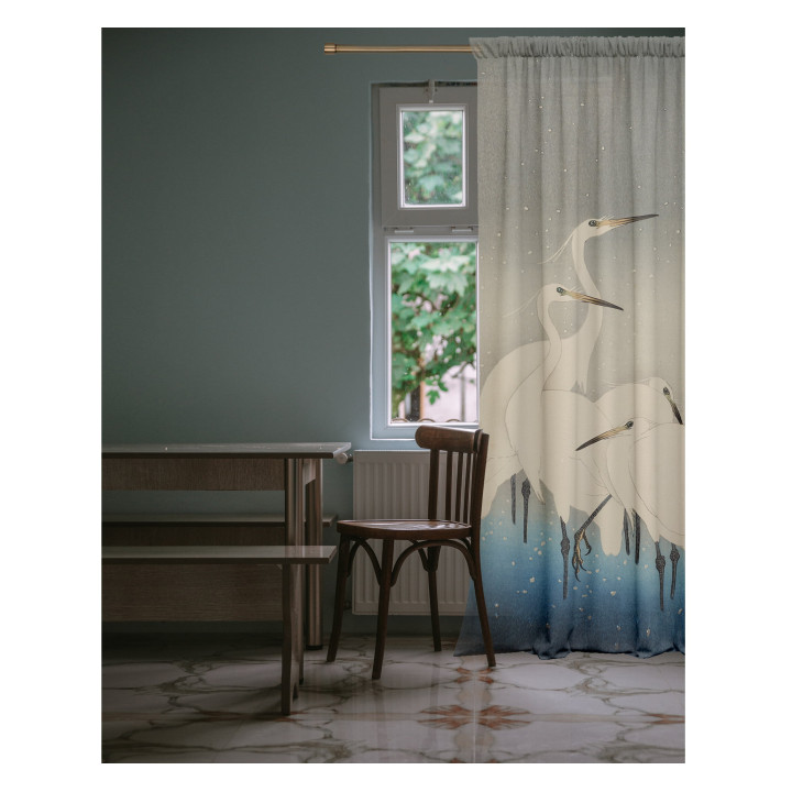 "Heron 2" curtains set