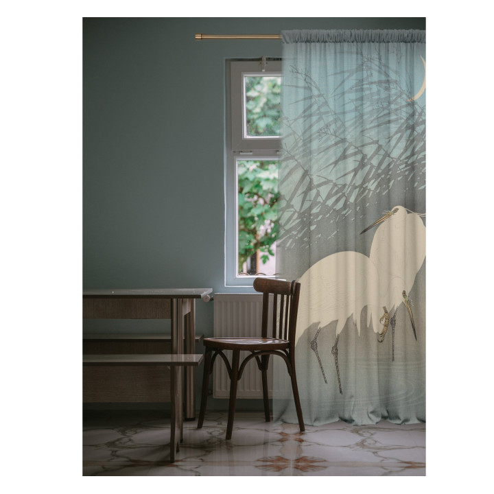 "Heron 2" curtains set