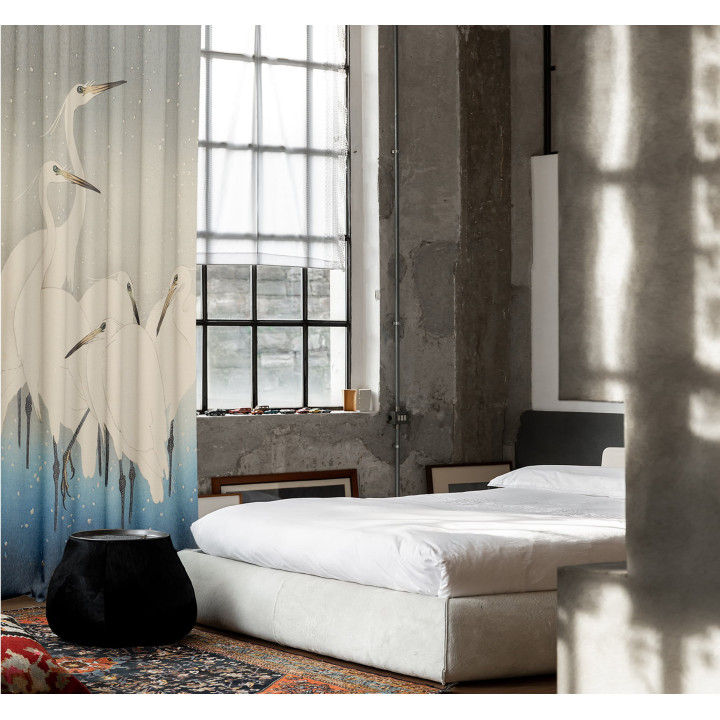 "Heron 2" curtains set