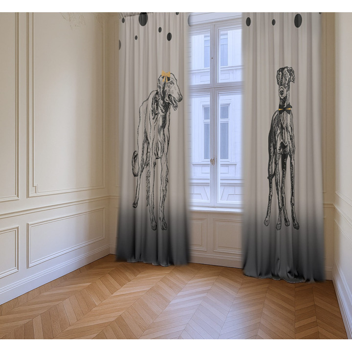 "Charts" curtains set